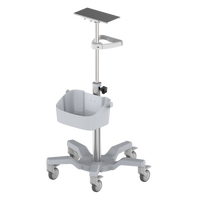 RS010 Adjustable height monitor Roll Stand